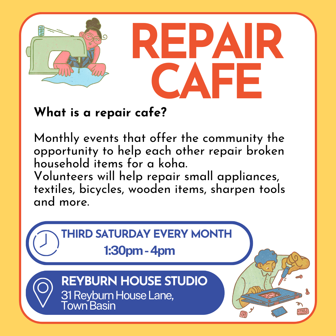 poster showing event details which are also in text